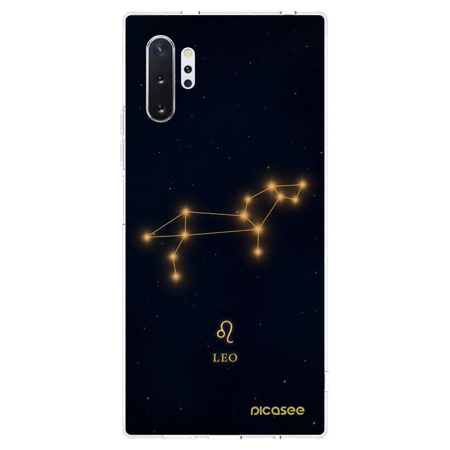 Picasee silikonový průhledný obal pro Samsung Galaxy Note 10+ N975F - LEO