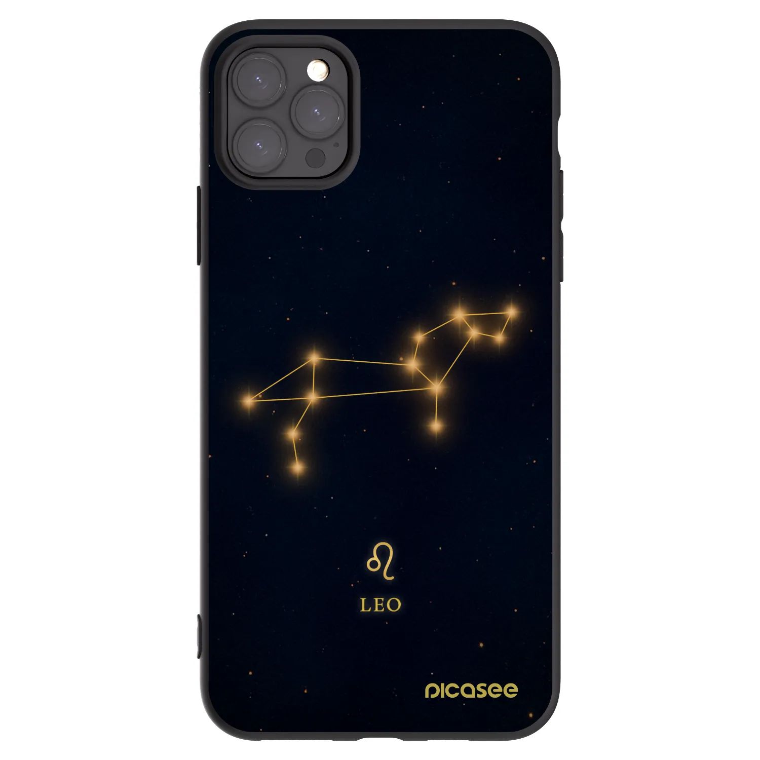 Picasee silikonový černý obal pro Apple iPhone 11 Pro Max - LEO