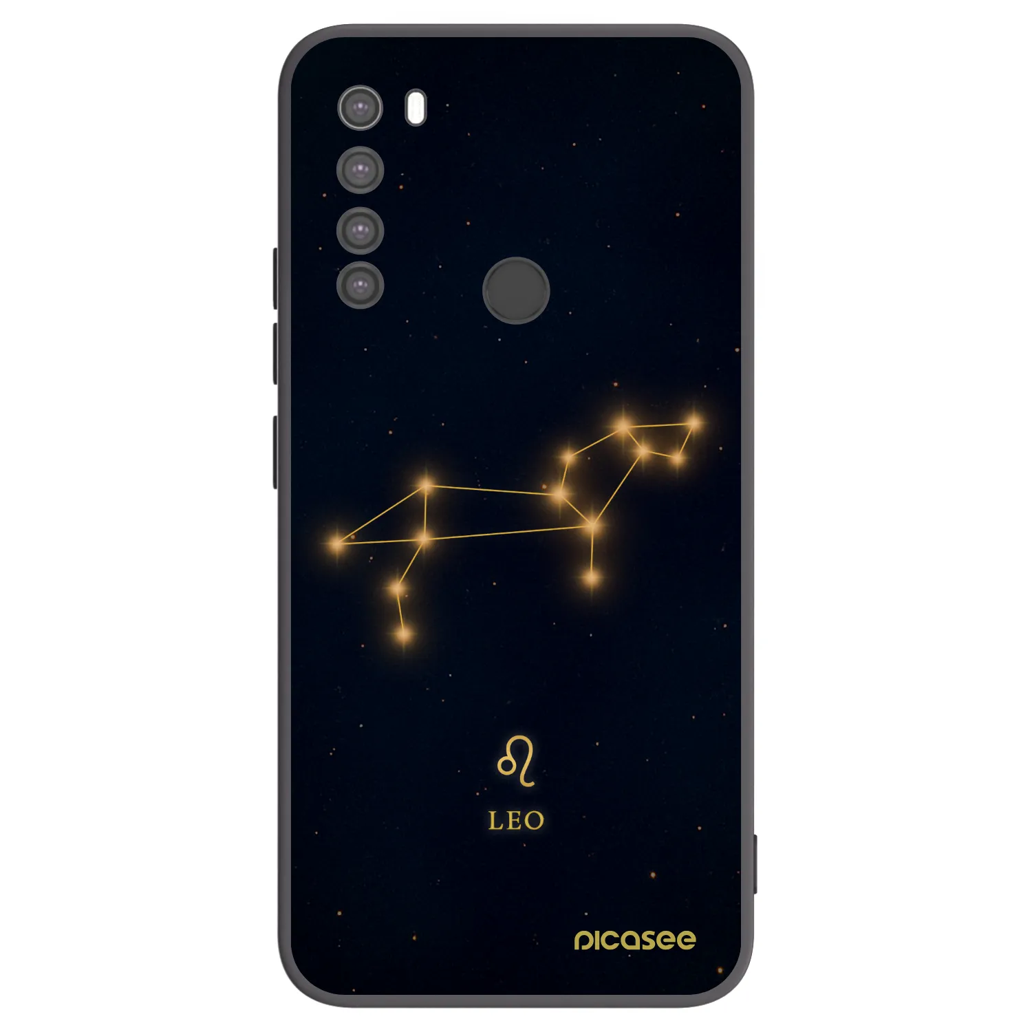 Picasee silikonový černý obal pro Xiaomi Redmi Note 8 - LEO