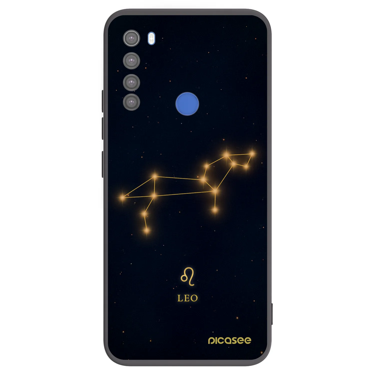Picasee silikonový černý obal pro Xiaomi Redmi Note 8T - LEO