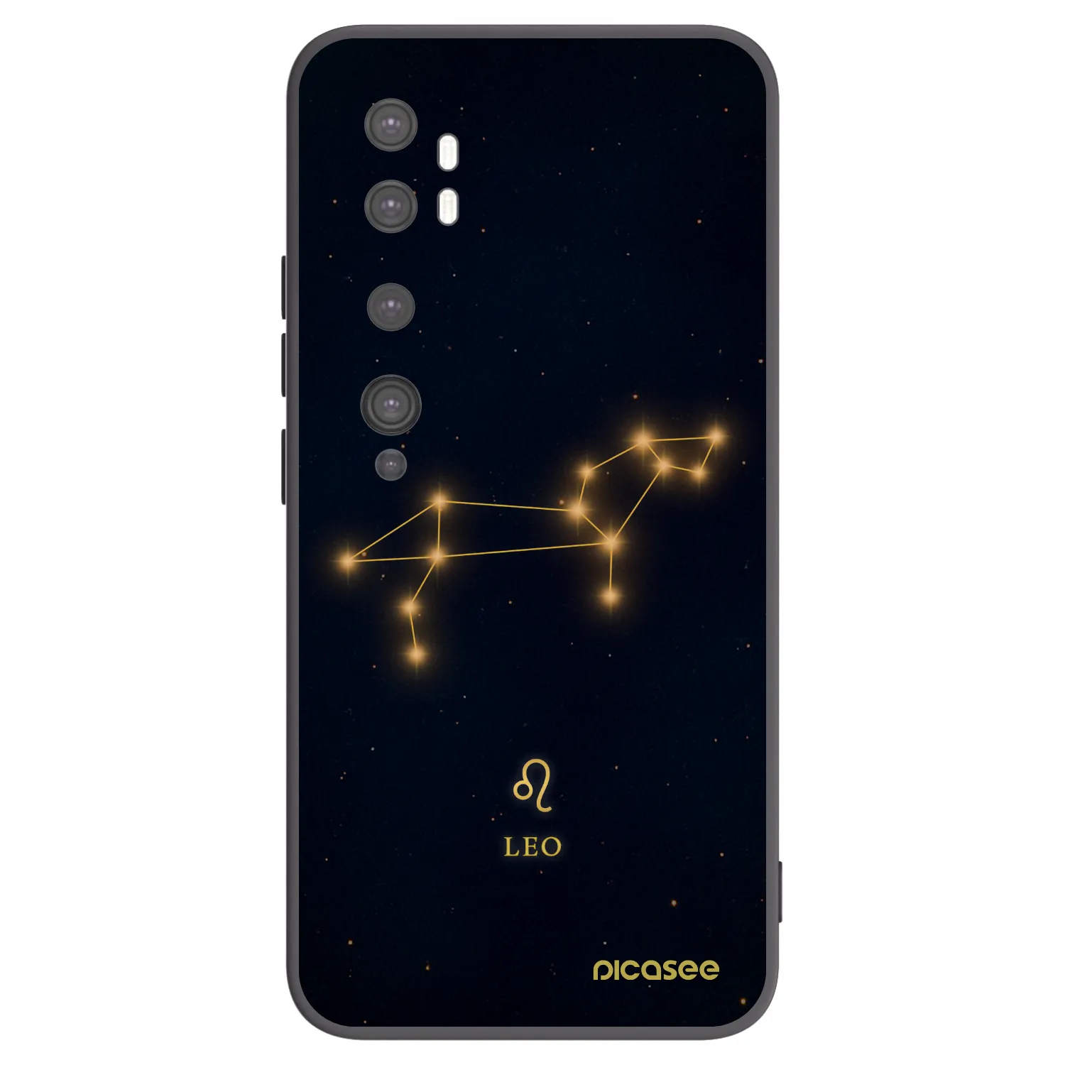 Picasee silikonový černý obal pro Xiaomi Mi Note 10 (Pro) - LEO