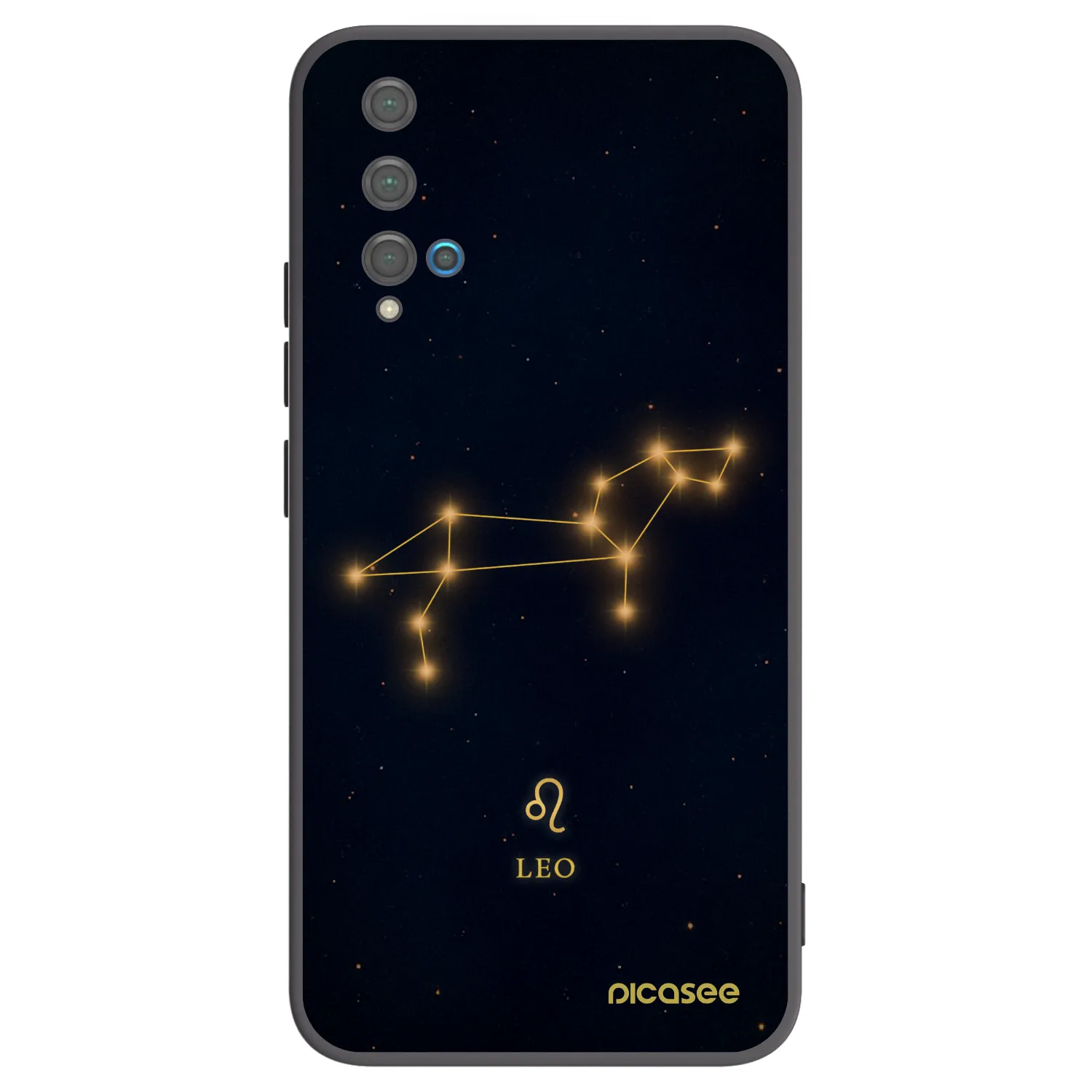 Picasee silikonový černý obal pro Huawei Nova 5T - LEO