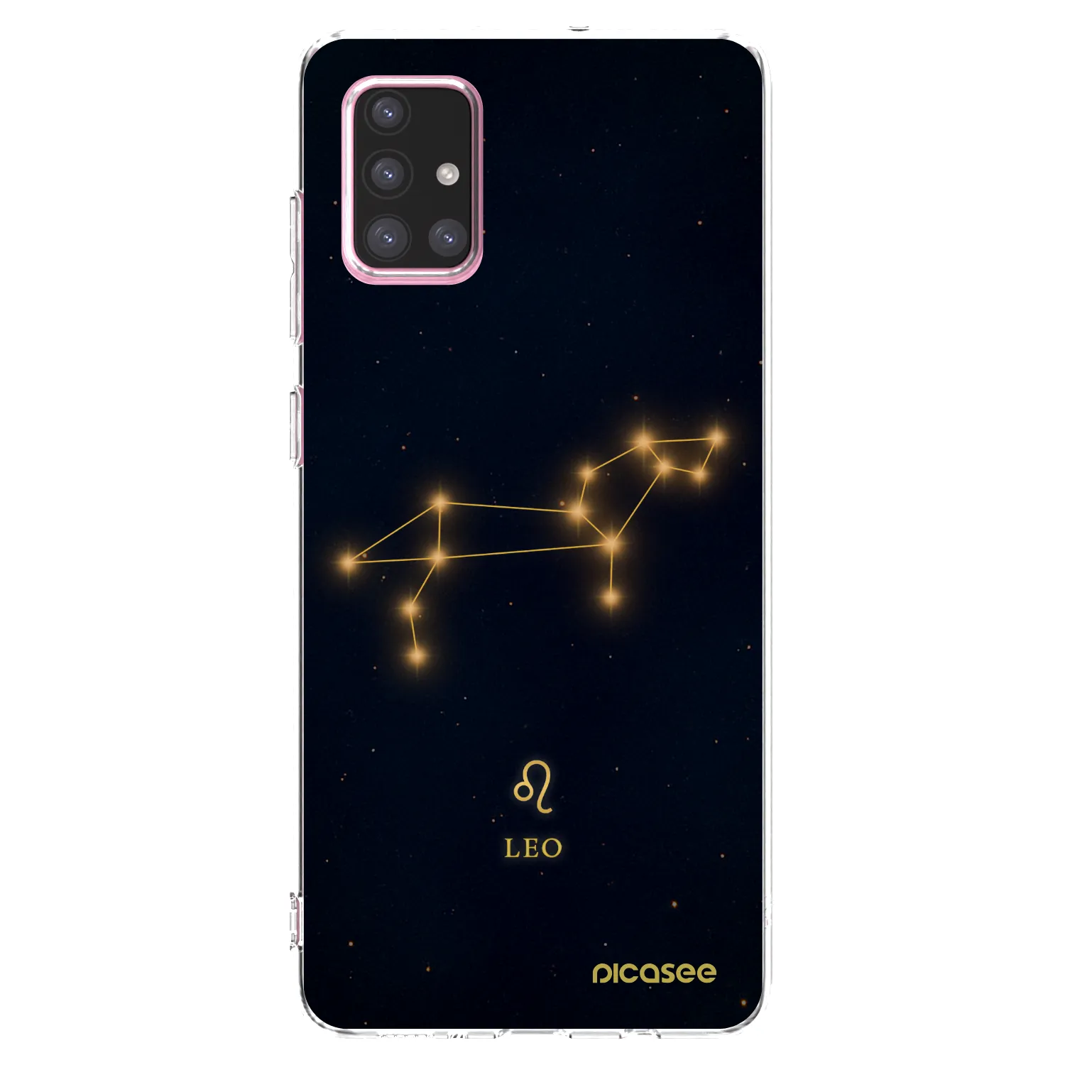 Picasee silikonový průhledný obal pro Samsung Galaxy A71 A715F - LEO