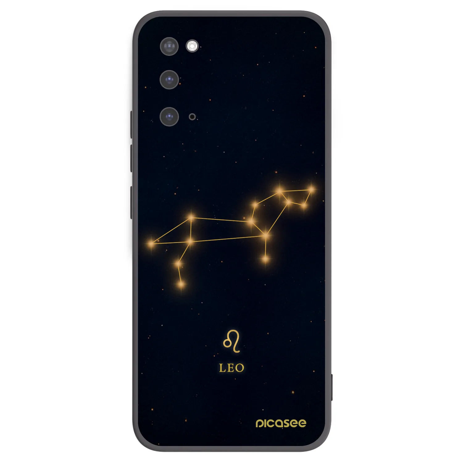 Picasee silikonový černý obal pro Samsung Galaxy S20 G980F - LEO
