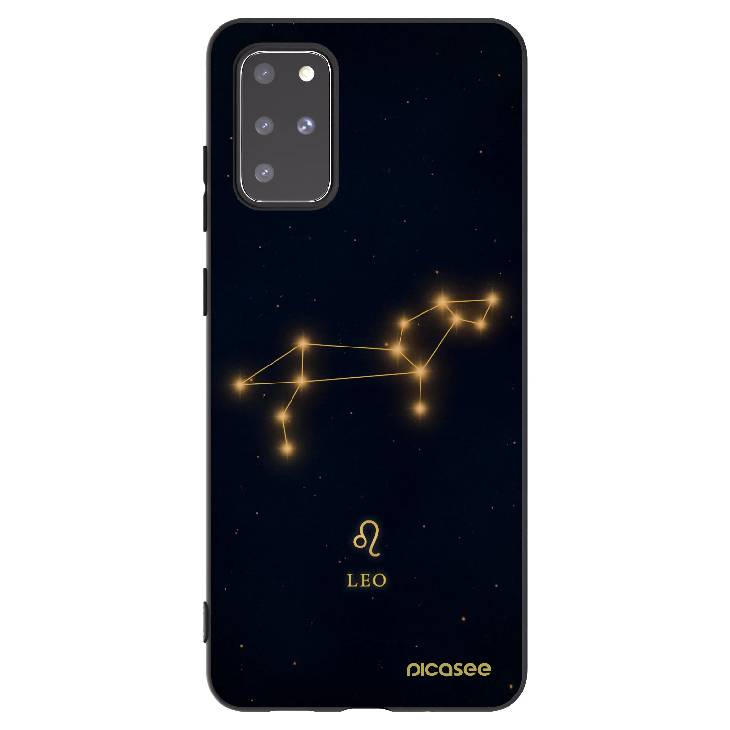 Picasee silikonový černý obal pro Samsung Galaxy S20+ G985F - LEO