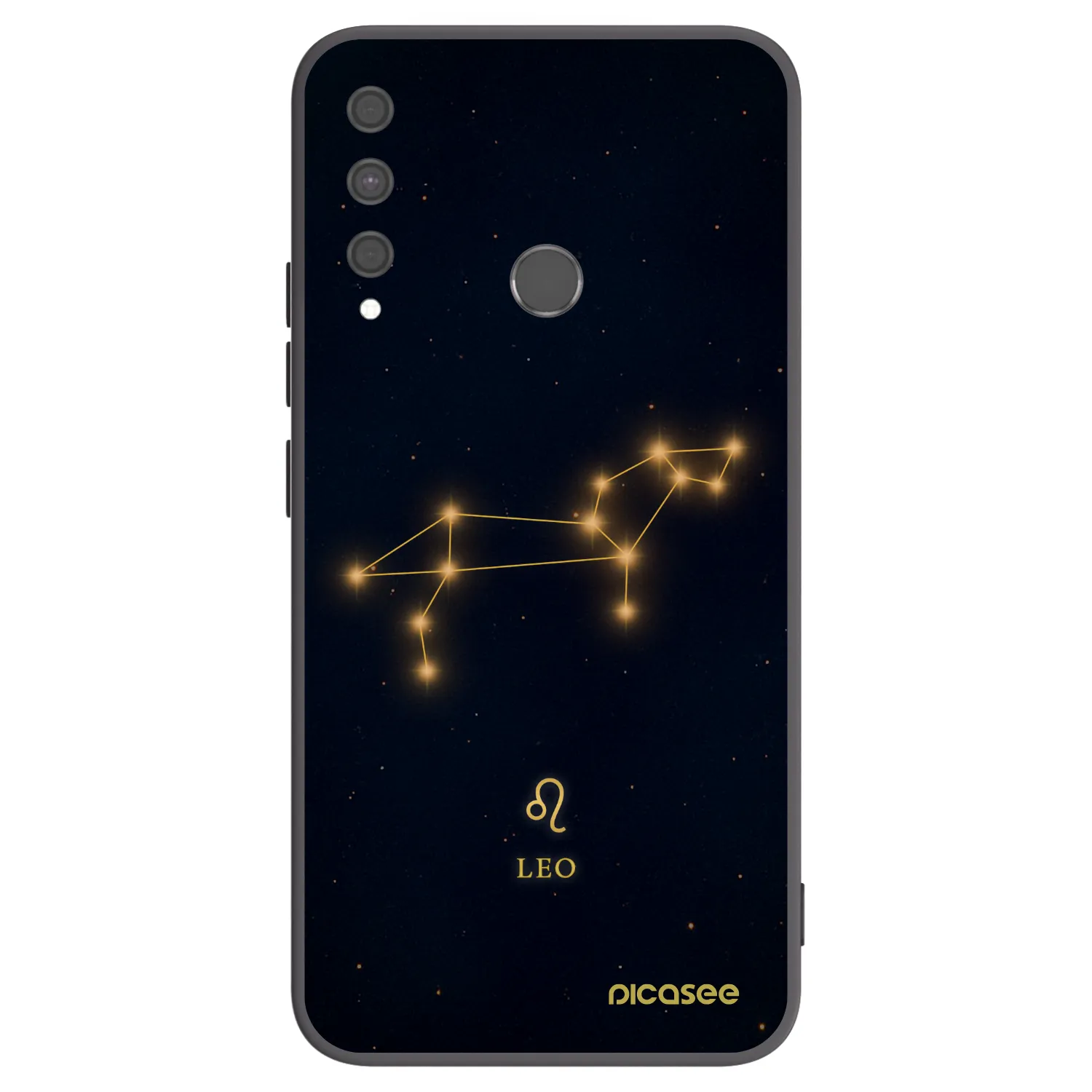 Picasee silikonový černý obal pro Huawei P40 Lite E - LEO