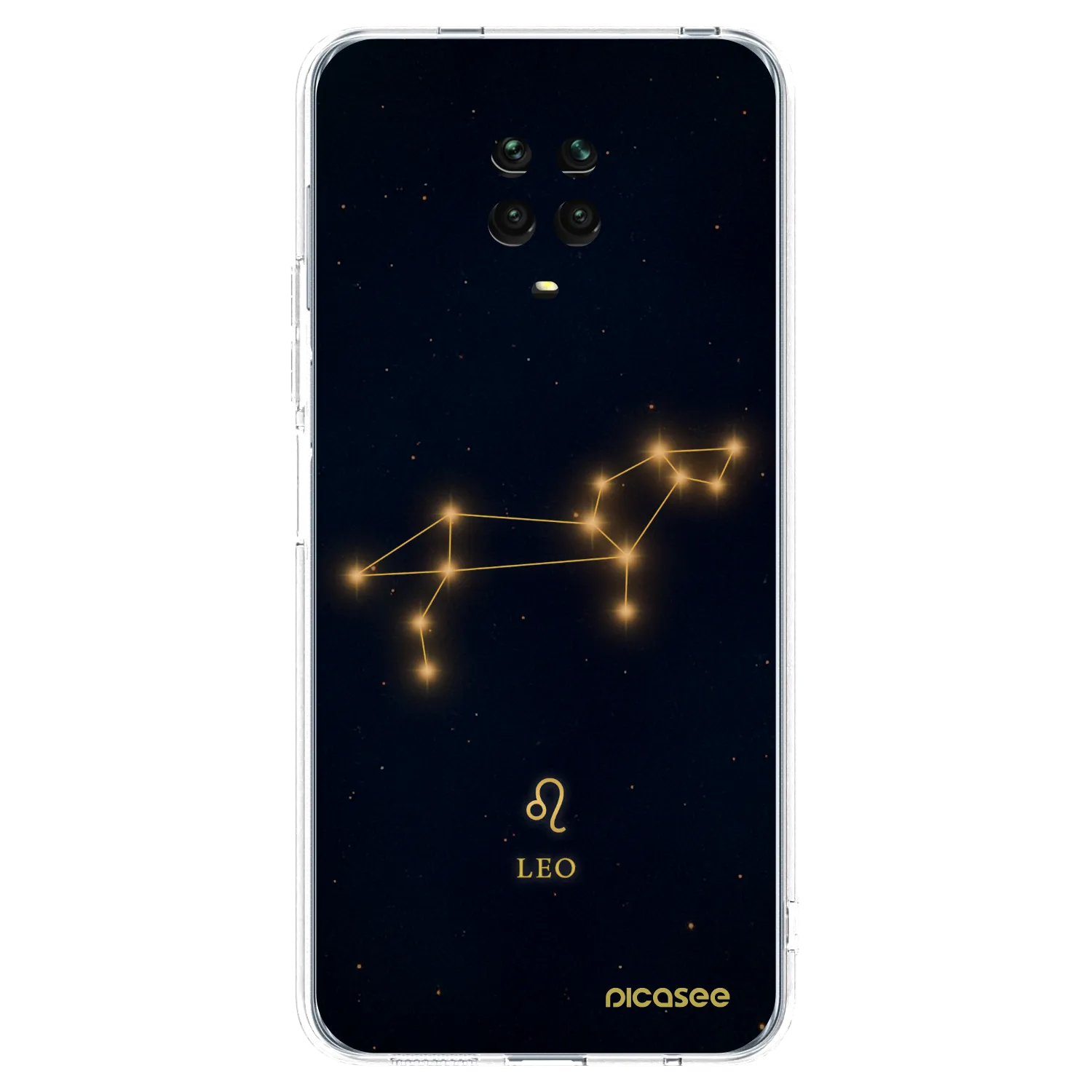 Picasee silikonový průhledný obal pro Xiaomi Redmi Note 9 Pro - LEO