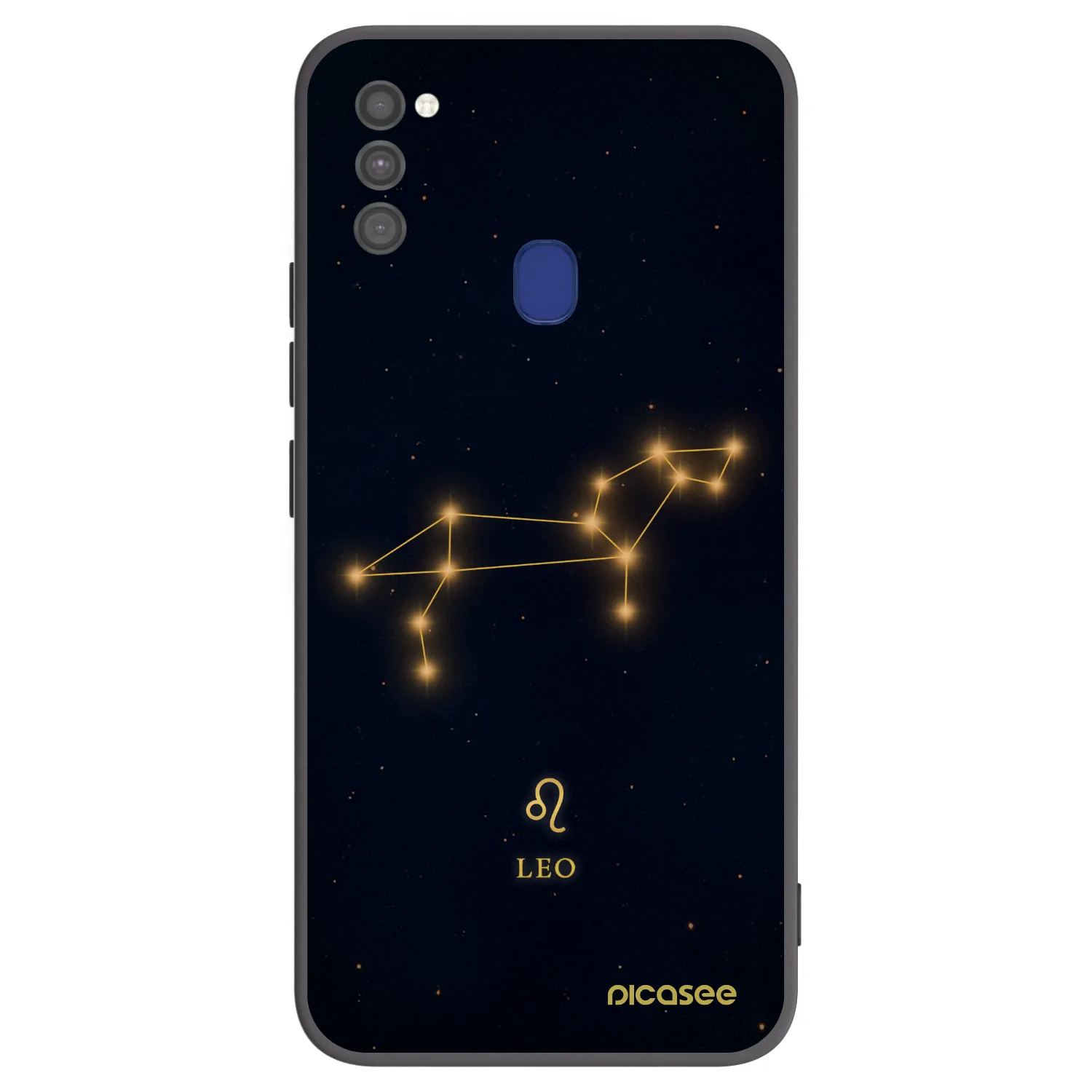 Picasee silikonový černý obal pro Samsung Galaxy M21 M215F - LEO