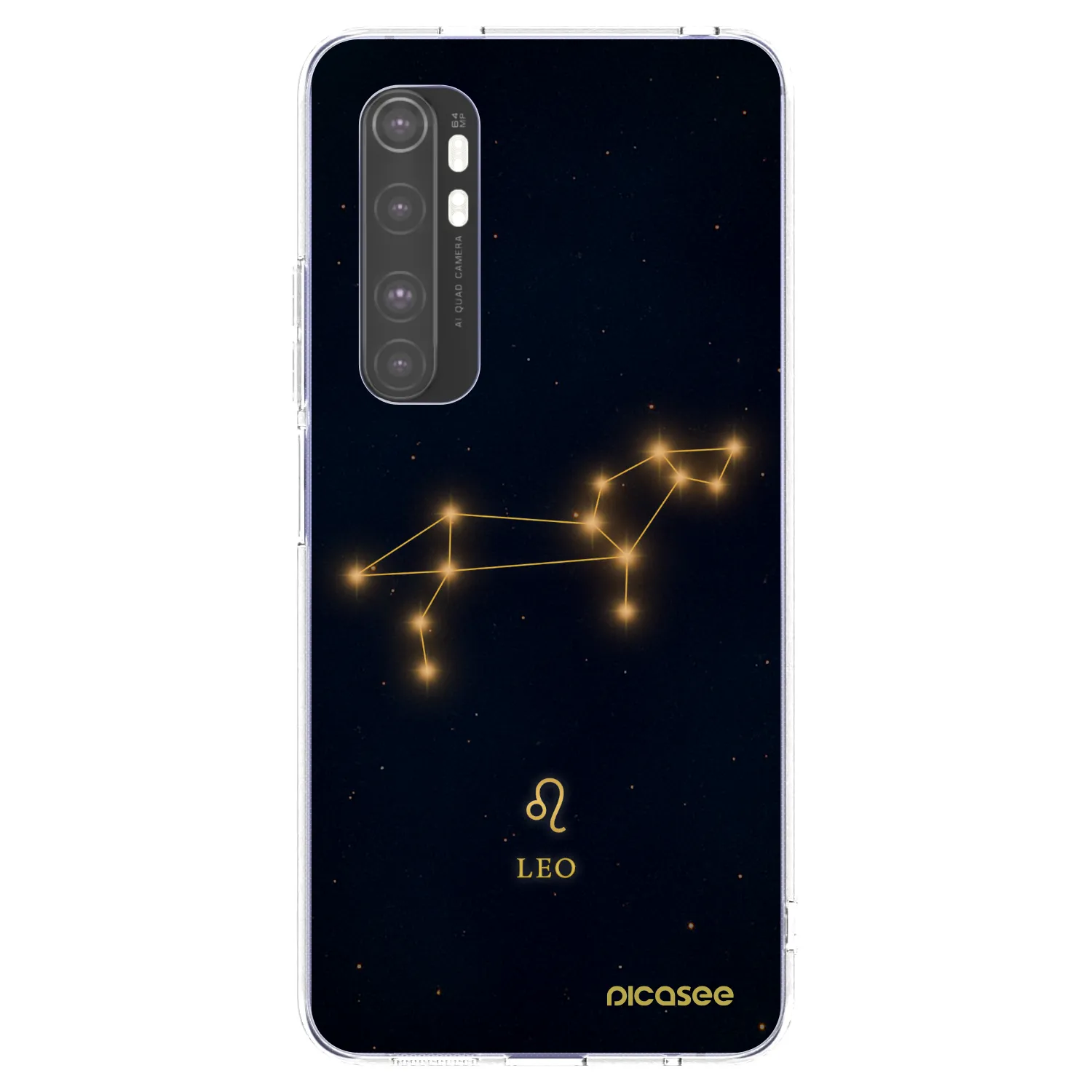 Picasee silikonový průhledný obal pro Xiaomi Mi Note 10 Lite - LEO
