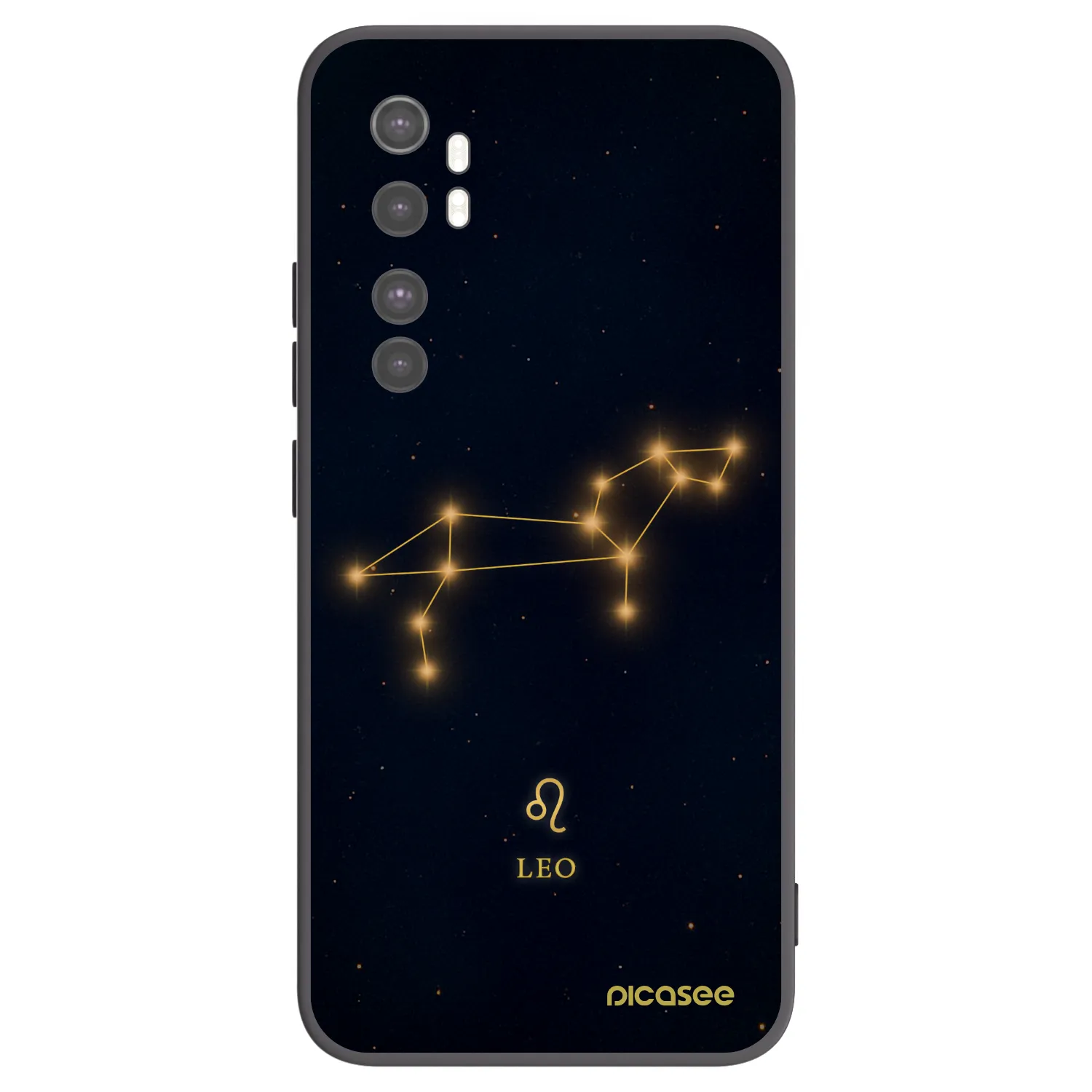 Picasee silikonový černý obal pro Xiaomi Mi Note 10 Lite - LEO