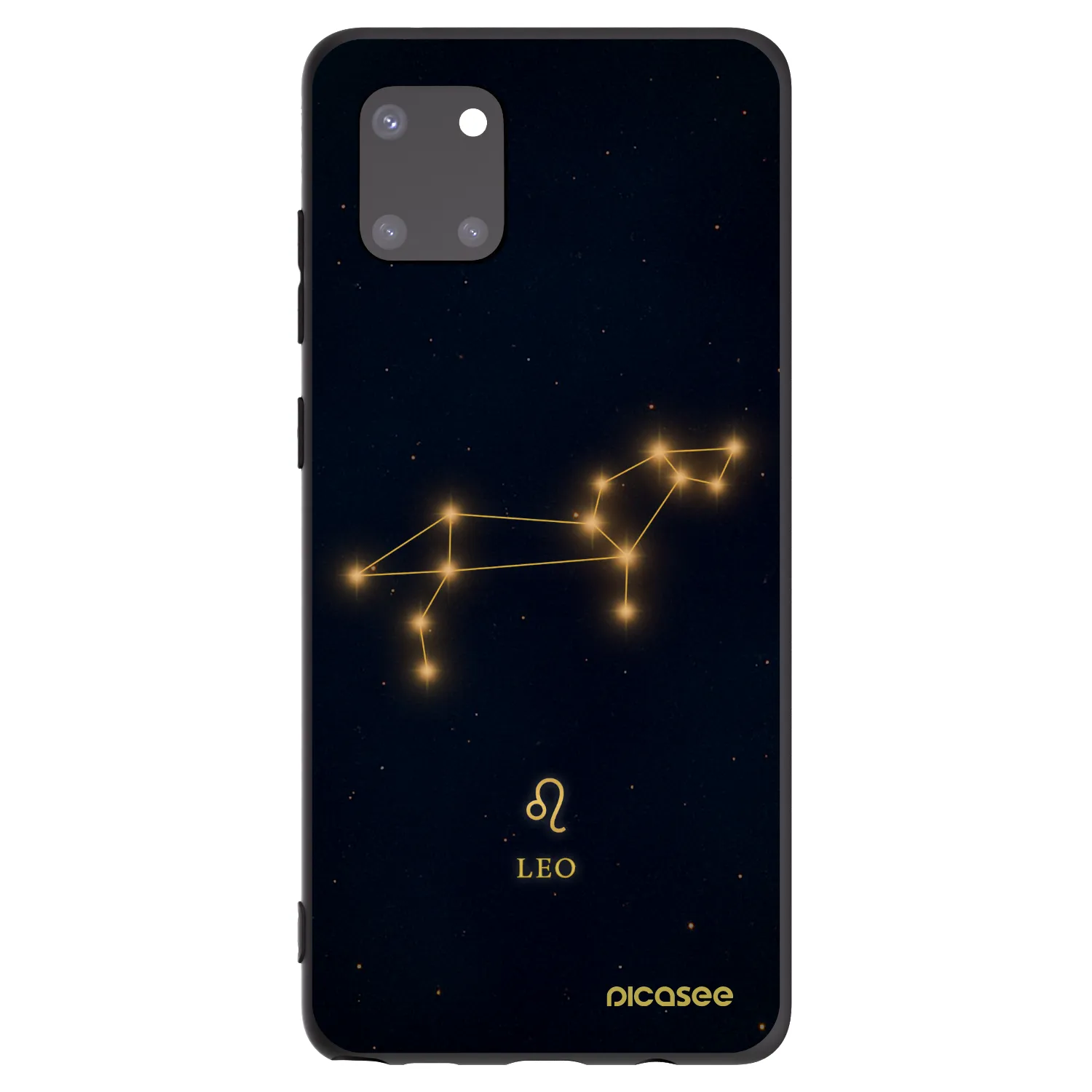 Picasee silikonový černý obal pro Samsung Galaxy Note 10 Lite N770F - LEO