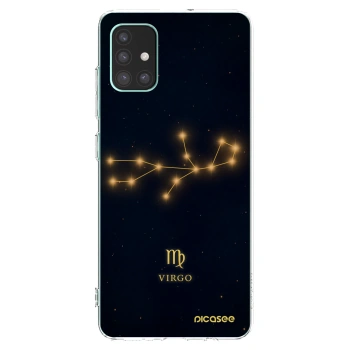 Picasee silikonový průhledný obal pro Samsung Galaxy M51 M515F - VIRGO