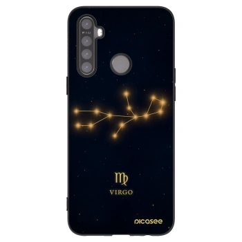 Picasee silikonový černý obal pro Realme 5 - VIRGO