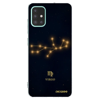 Picasee silikonový průhledný obal pro Samsung Galaxy M31s - VIRGO