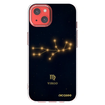 Picasee silikonový průhledný obal pro Apple iPhone 13 - VIRGO
