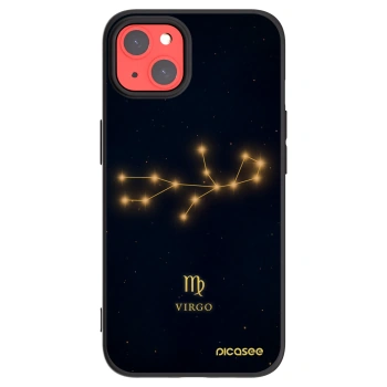 Picasee silikonový černý obal pro Apple iPhone 13 - VIRGO