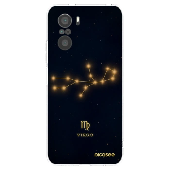 Picasee silikonový průhledný obal pro Xiaomi Poco F3 - VIRGO