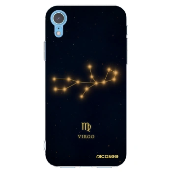 Picasee silikonový průhledný obal pro Apple iPhone XR - VIRGO