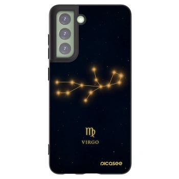 Picasee silikonový černý obal pro Samsung Galaxy S21 FE 5G - VIRGO