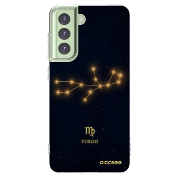 Picasee silikonový průhledný obal pro Samsung Galaxy S21 FE 5G - VIRGO