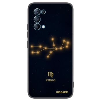 Picasee silikonový černý obal pro OPPO Reno 5 5G - VIRGO