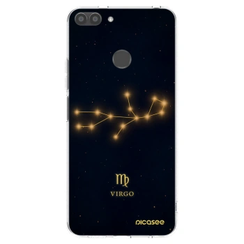 Picasee silikonový průhledný obal pro Huawei P Smart - VIRGO