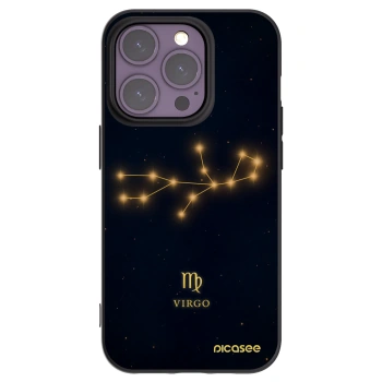 Picasee silikonový černý obal pro Apple iPhone 14 Pro - VIRGO