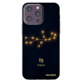 Picasee silikonový průhledný obal pro Apple iPhone 14 Pro Max - VIRGO