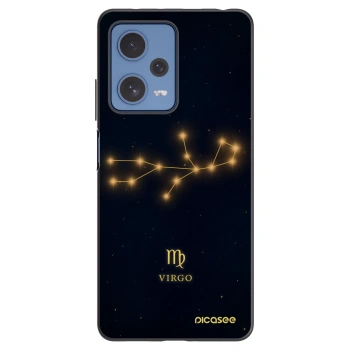 Picasee silikonový černý obal pro Xiaomi Redmi Note 12 Pro 5G - VIRGO
