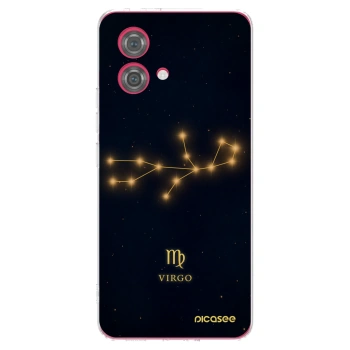 Picasee silikonový průhledný obal pro Motorola Moto G84 5G - VIRGO