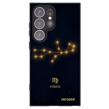 Picasee silikonový černý obal pro Samsung Galaxy S24 Ultra S928B 5G - VIRGO