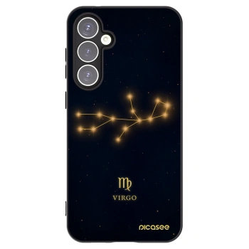 Picasee silikonový černý obal pro Samsung Galaxy S23 FE S711B - VIRGO