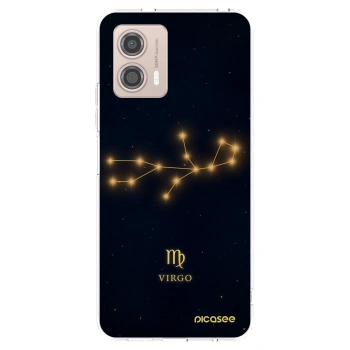 Picasee silikonový průhledný obal pro Motorola Moto G53 5G - VIRGO