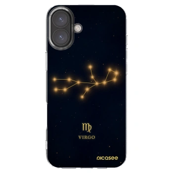 Picasee silikonový průhledný obal pro Apple iPhone 16 Plus - VIRGO