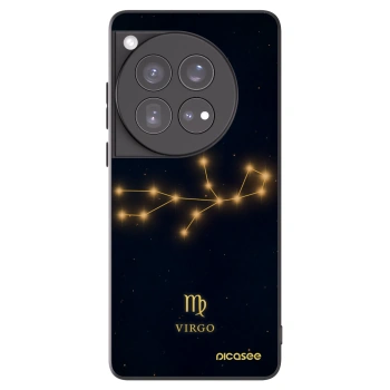 Picasee silikonový černý obal pro OnePlus 12 5G - VIRGO