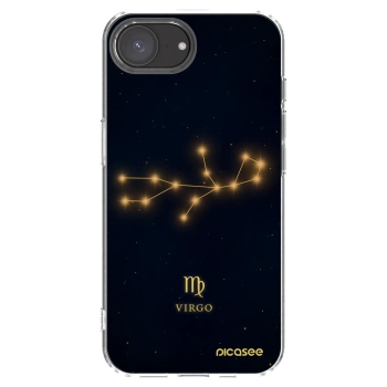 Picasee silikonový průhledný obal pro Apple iPhone 16e - VIRGO