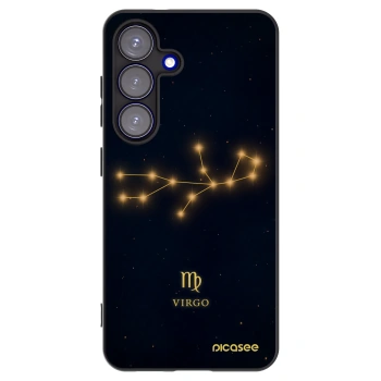 Picasee silikonový černý obal pro Samsung Galaxy S25 5G - VIRGO