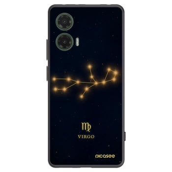 Picasee silikonový černý obal pro Motorola Moto G35 5G - VIRGO
