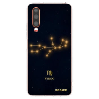 Picasee silikonový průhledný obal pro Huawei P30 - VIRGO