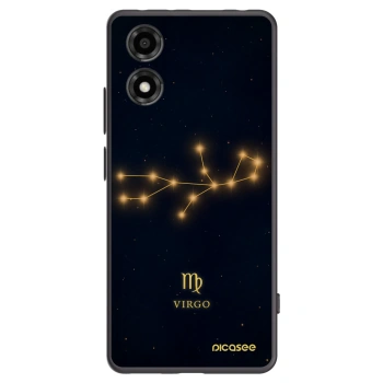 Picasee silikonový černý obal pro Motorola Moto E14 - VIRGO