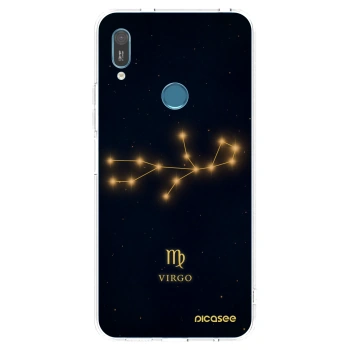 Picasee silikonový průhledný obal pro Huawei Y6 2019 - VIRGO