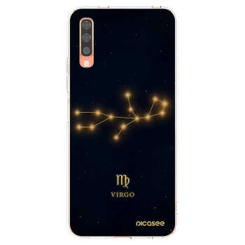 Picasee silikonový průhledný obal pro Samsung Galaxy A70 A705F - VIRGO