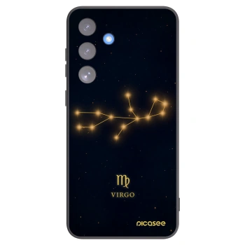 Picasee silikonový černý obal pro Samsung Galaxy S25 FE 5G - VIRGO