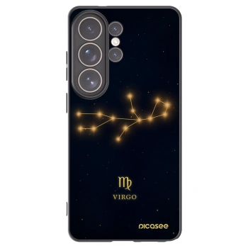 Picasee silikonový černý obal pro Samsung Galaxy S26 Ultra - VIRGO