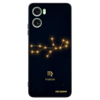 Picasee silikonový černý obal pro Motorola Moto G06 - VIRGO