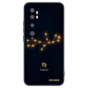 Picasee silikonový černý obal pro Xiaomi Mi Note 10 (Pro) - VIRGO