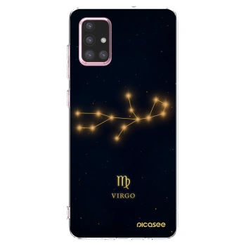 Picasee silikonový průhledný obal pro Samsung Galaxy A71 A715F - VIRGO