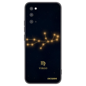 Picasee silikonový černý obal pro Samsung Galaxy S20 G980F - VIRGO