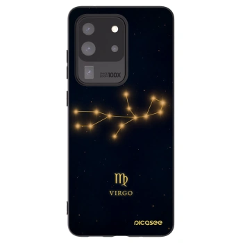 Picasee silikonový černý obal pro Samsung Galaxy S20 Ultra 5G G988F - VIRGO