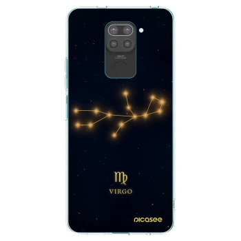 Picasee silikonový černý obal pro Xiaomi Redmi Note 9 - VIRGO